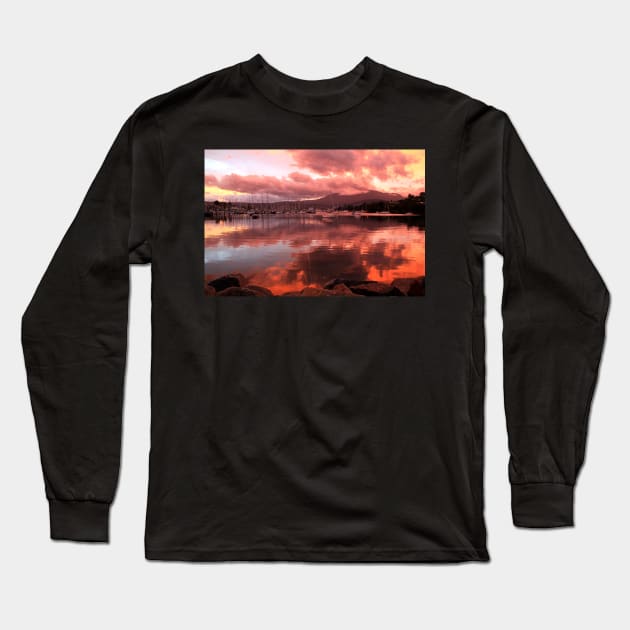 Sunset reflections Long Sleeve T-Shirt by Kirkcov